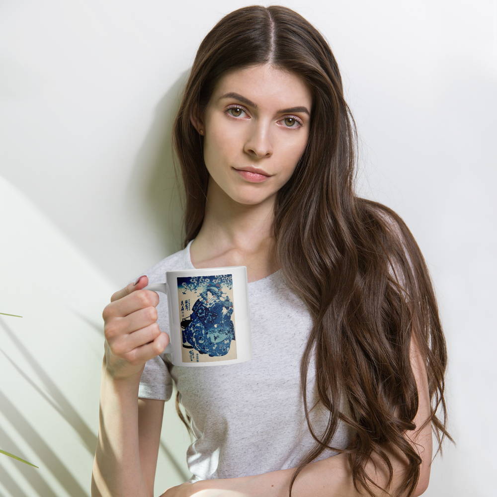 Japanese Beauty Mug | Ukiyo-e Art Coffee Mug | Japan Lover Gift