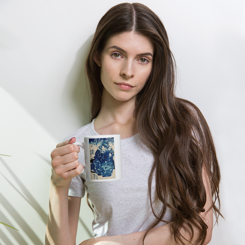 Japanese Beauty Mug | Ukiyo-e Art Coffee Mug | Japan Lover Gift