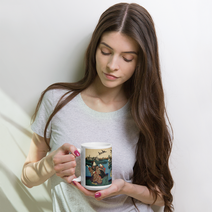 Riverside Beauty Mug | Ukiyo-e Art Coffee Mug | Japan Lover Gift